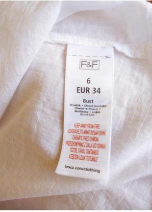 Блузка белая бренд f&f5 фото