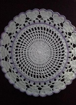 Салфетка с сердечками