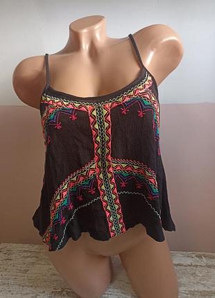 Майка с открытой спинкой размер м