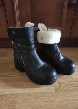 Зимние ботинки saveno, ботинки на платформе, ботинки зима, теплые ботинки2 фото