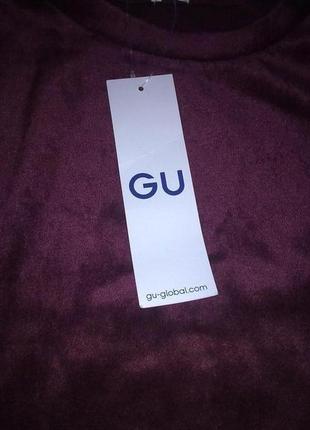 Велюровая женская кофта от японского бренда gu2 фото
