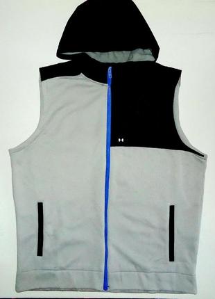 Жилетка безрукавка under armour storm sweater fleece vest 2022 г з капюшоном (xl)