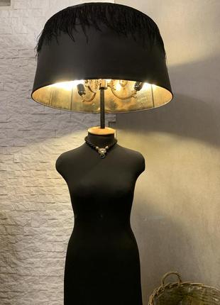 Торшер эксклюзивный светильник из манекена на пол.