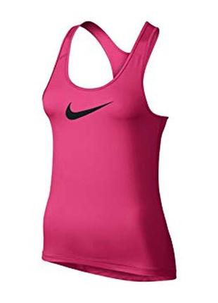 Суперовая фирменная розовая спортивная майка борцовка nike pro оригинал4 фото