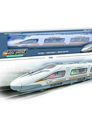 Игрушка поезд музыкальный, светится, колеса свободного хода