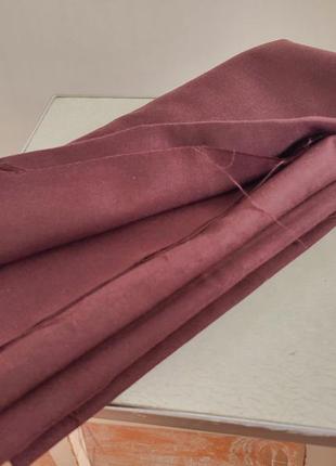 Тканина бордового ( темно вишневого) кольору (3 м)3 фото