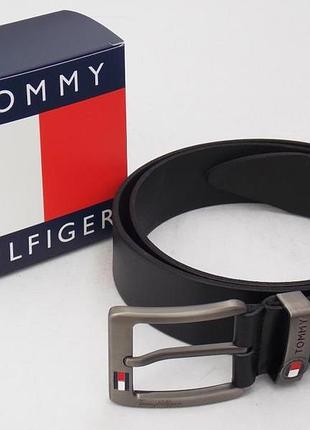 Мужской кожаный ремень tommy hilfiger + коробка
