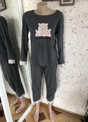 Зимова піжама s-m тепла