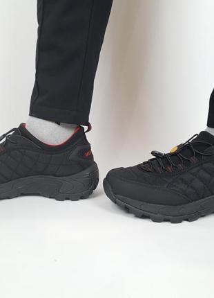 Термо обувь мужская черные с красным merrell ice cup black red кроссовки мужские еврозима мерелл4 фото