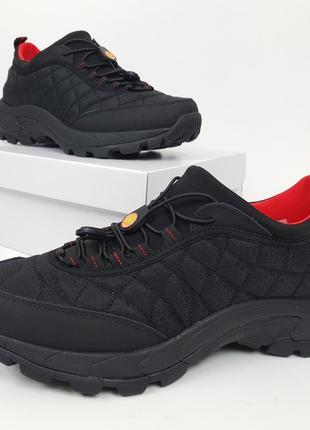 Термо обувь мужская черные с красным merrell ice cup black red кроссовки мужские еврозима мерелл7 фото