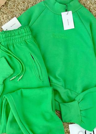 Стильный утепленный оверсайз костюм от missguided6 фото