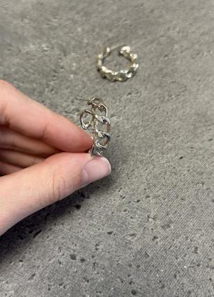 Серьги распродаж цепочки кольца золотистые серебристые