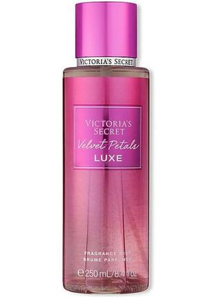 Парфюмированный спрей для тела victoria’s secret velvet petals luxe mist