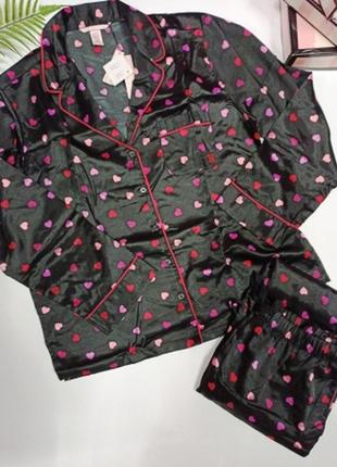Сатинова піжама з нової колекції victoria's secret вікторія сікрет5 фото