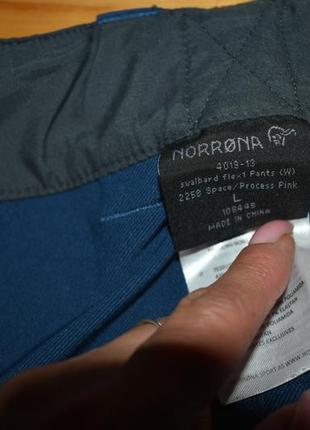 Norrona svalbard flex1 outdoor hiking soft shell trousers женские софтшевые брюки5 фото