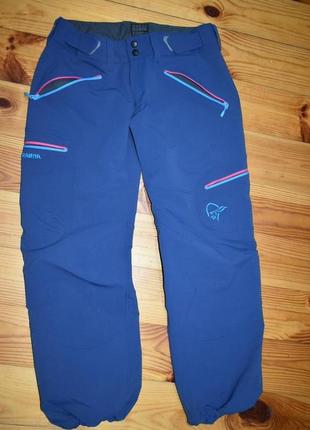 Norrona svalbard flex1 outdoor hiking soft shell trousers женские софтшевые брюки4 фото