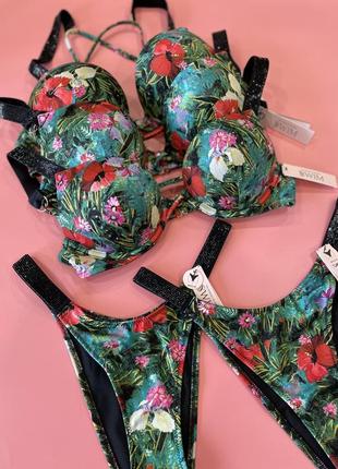 Купальник victoria’s secret со стразами bombshell купальник с камнями виктория сикрет