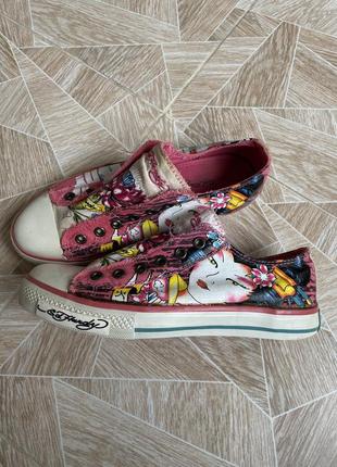 Кеды vintage ed hardy christian audigier low slip on sneakers nike sb acg jordan stussy