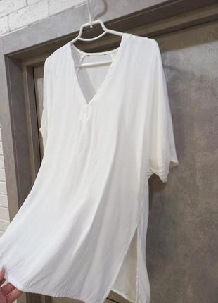 Белоснежная,фирменная, стильная блузка,футболка2 фото