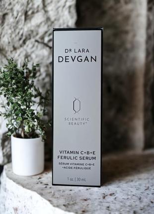 Сироватка для обличчя dr. lara devgan scientific beauty vitamin c+b+e ferulic serum