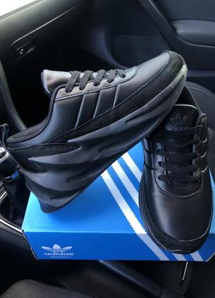 Adidas sharks black женские кроссовки