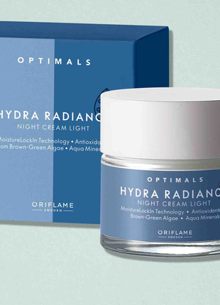 Увлажняющий ночной крем для комбинированной кожи optimals hydra radiance 50мл 42597