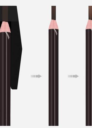 Набір для професійної заточки косметичних олівців (4-стороннє точило + ножик)5 фото