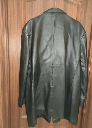Кожаная куртка пиджак из натуральной кожи7 фото