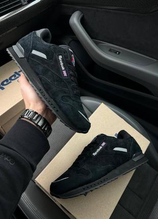 Мужские кроссовки reebok classic m all black