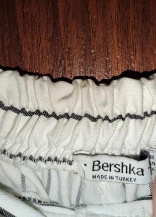 Штаны из натуральной ткани bershka7 фото