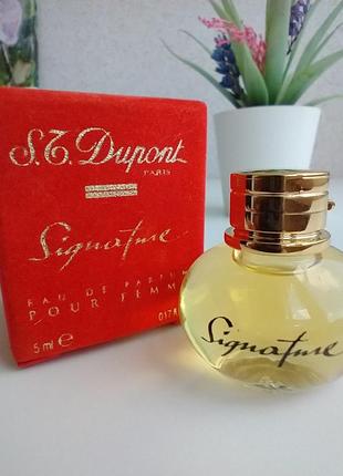 Signature s.t. dupont миниатюра 5мл