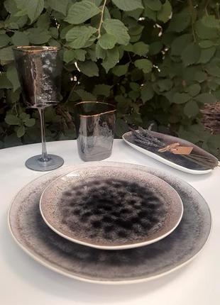 Стильний керамічний посуд,тарілки6 фото