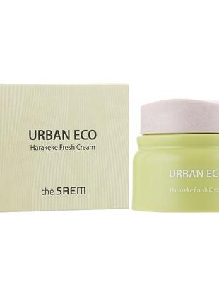 Освежающий крем the saem urban eco harakeke fresh cream, 50 мл.