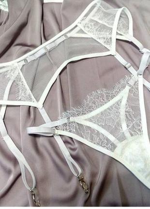 Комплект прям для панчіх + мереживні стринги