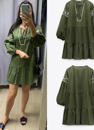 Класне плаття вишиванка zara