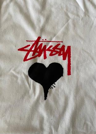 Stussy stock heart tee3 фото