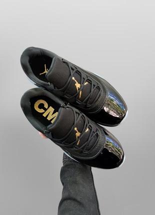 Мужские кроссовки nike air jordan 11 cmft black.3 фото