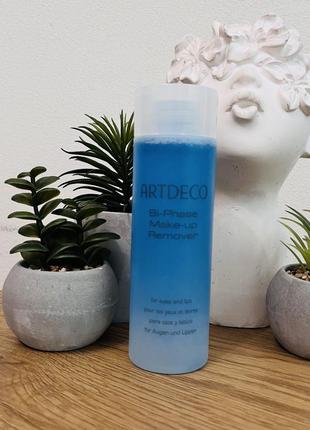 Оригинальный artdeco bi-phase make-up remover средство двухфазное для снятия макияжа с глаз и губ оригинал двухфазное средство