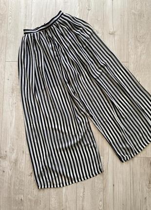 Красивые брюки широкие палаццо легкие шифон хс 6