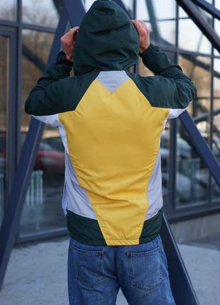 Чоловіча водонепроникна вітровка мужская демисезонная куртка ветровка nike heritage10 фото