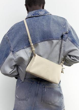 Zara шкіряна сумка