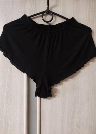 Черные трусики, трикотажные трусики