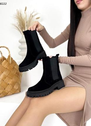 Стильные классические женские ботинки челси (деми/зима) в наличии и под отшив 💛💙🏆8 фото