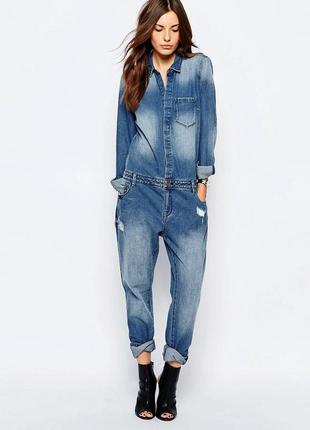 Комбiнезон джинсовий vila denim вiд asos