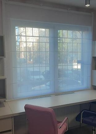 Римська штора з тюлевої тканини, розмір 1,40*1,80, що відшиває різні розміри та кольори