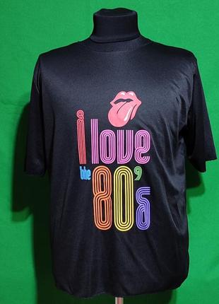 Жіноча футболка i love 80's, розмір l-xl