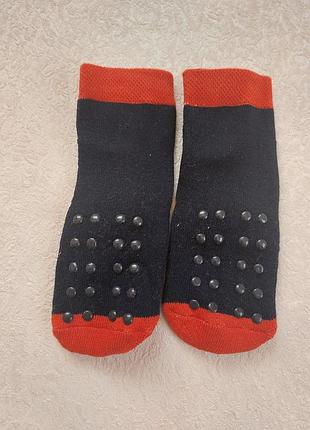 Брендовые теплые махровые носки 19-22 со стоперами нижняя