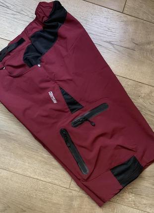 Шорты вело трекинговые arsuxeo trail short endura burgundy.l3 фото