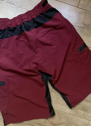 Шорты вело трекинговые arsuxeo trail short endura burgundy.l6 фото