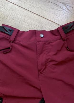 Шорты вело трекинговые arsuxeo trail short endura burgundy.l7 фото